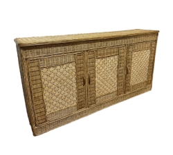 casa rattan cabinet shelves
