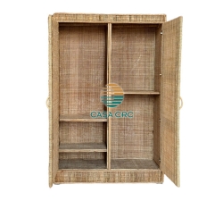Rattan wardrobe for clothes