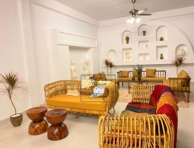 Classy rattan sofa set - a luxurious highlight for the home
