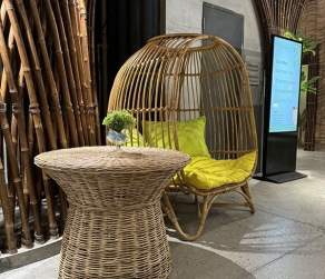 rattan and bamboo interior construction casa maison vn