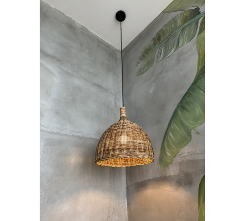 Decorative rattan ceiling lights