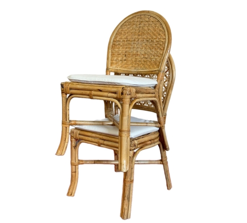 rattan chair with casa mattress