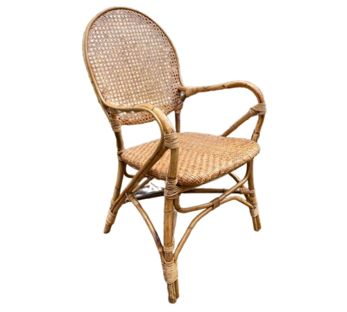 rattan chair with armrest casa