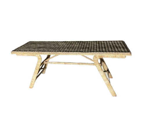 casa rattan table top