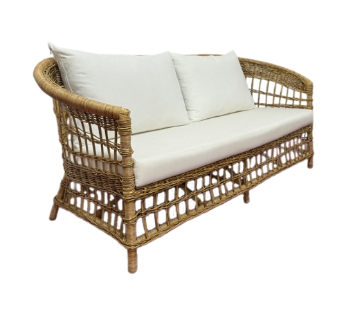 long rattan sofa with casa mattress